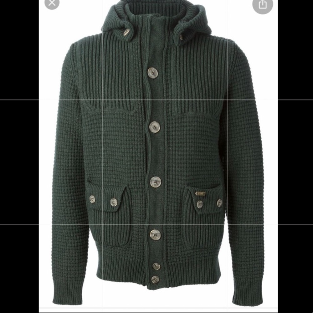 BARK (European Brand Name) Men's Knitted Bomber